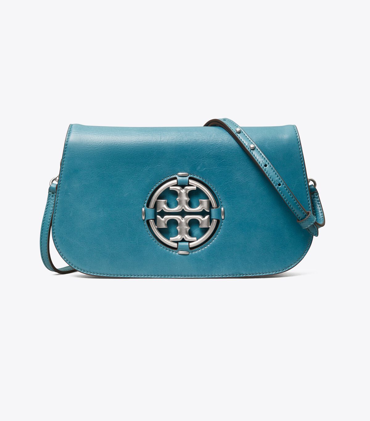 tory burch miller glazed clutch