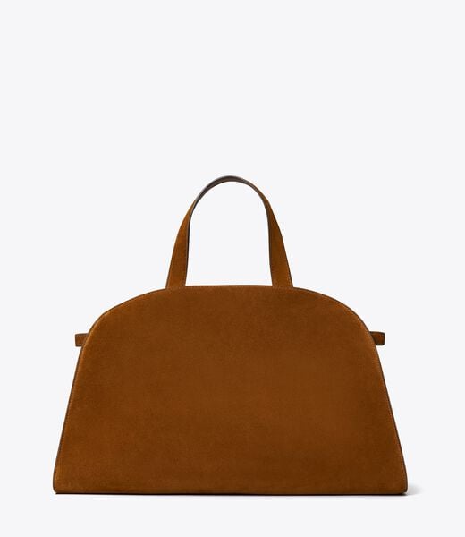 حقيبة رومي الشامواه بتصميم باوليتو tory burch حقيبة رومي الشامواه بتصميم باوليتو