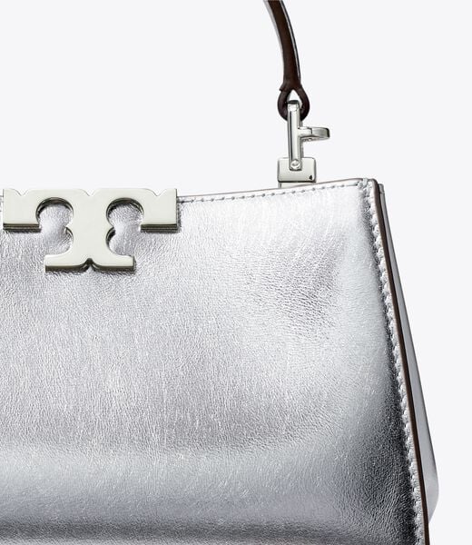 tory burch mini eleanor metallic satchel