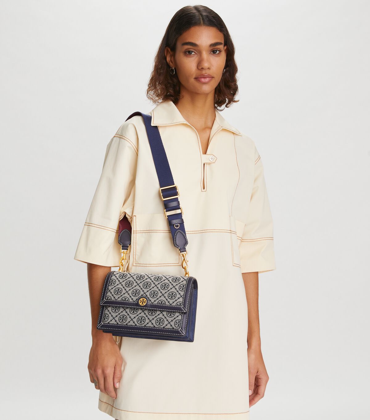 Small T Monogram Shoulder Bag | Handbags | Tory Burch