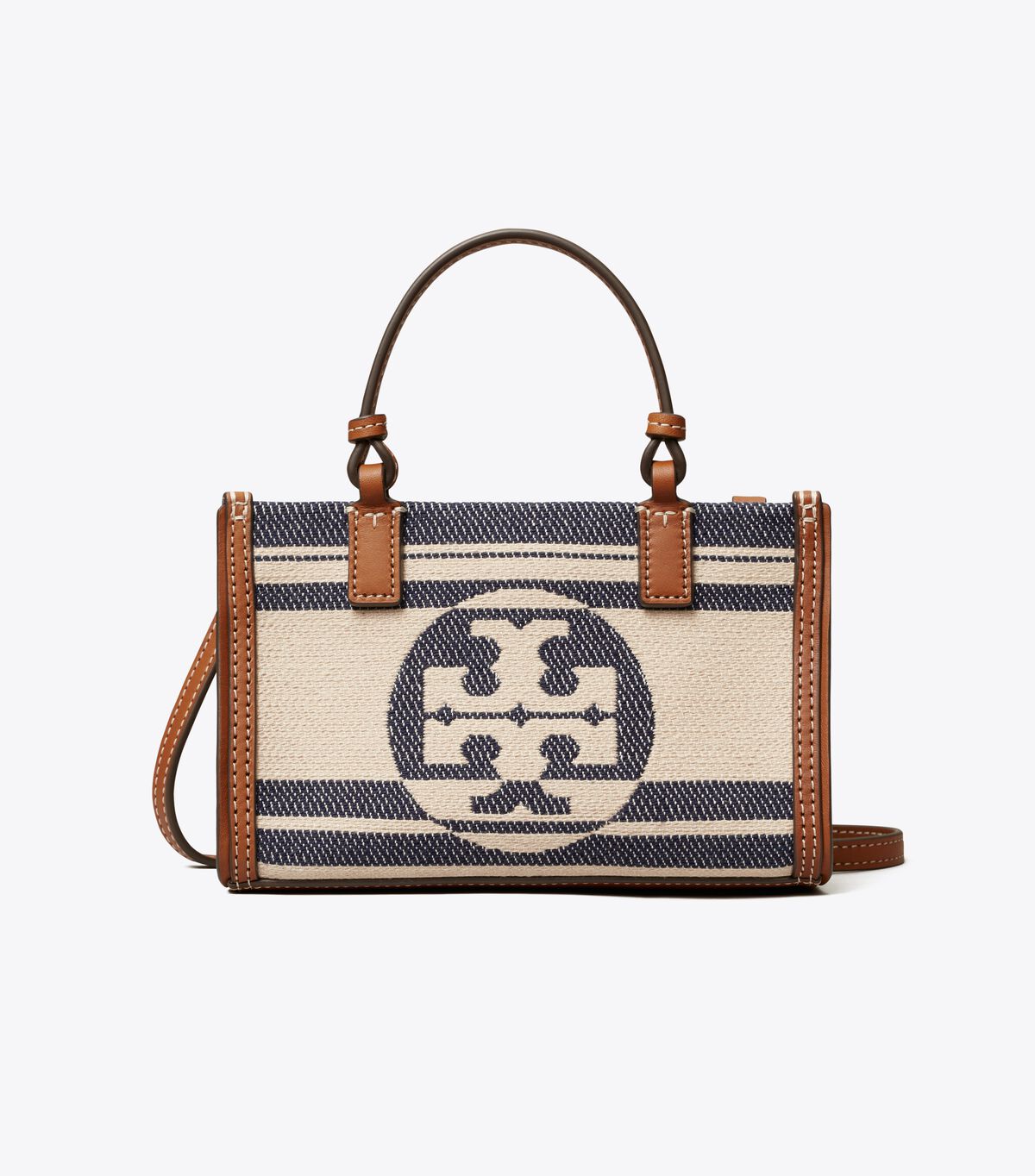 ella jacquard stripe small tote