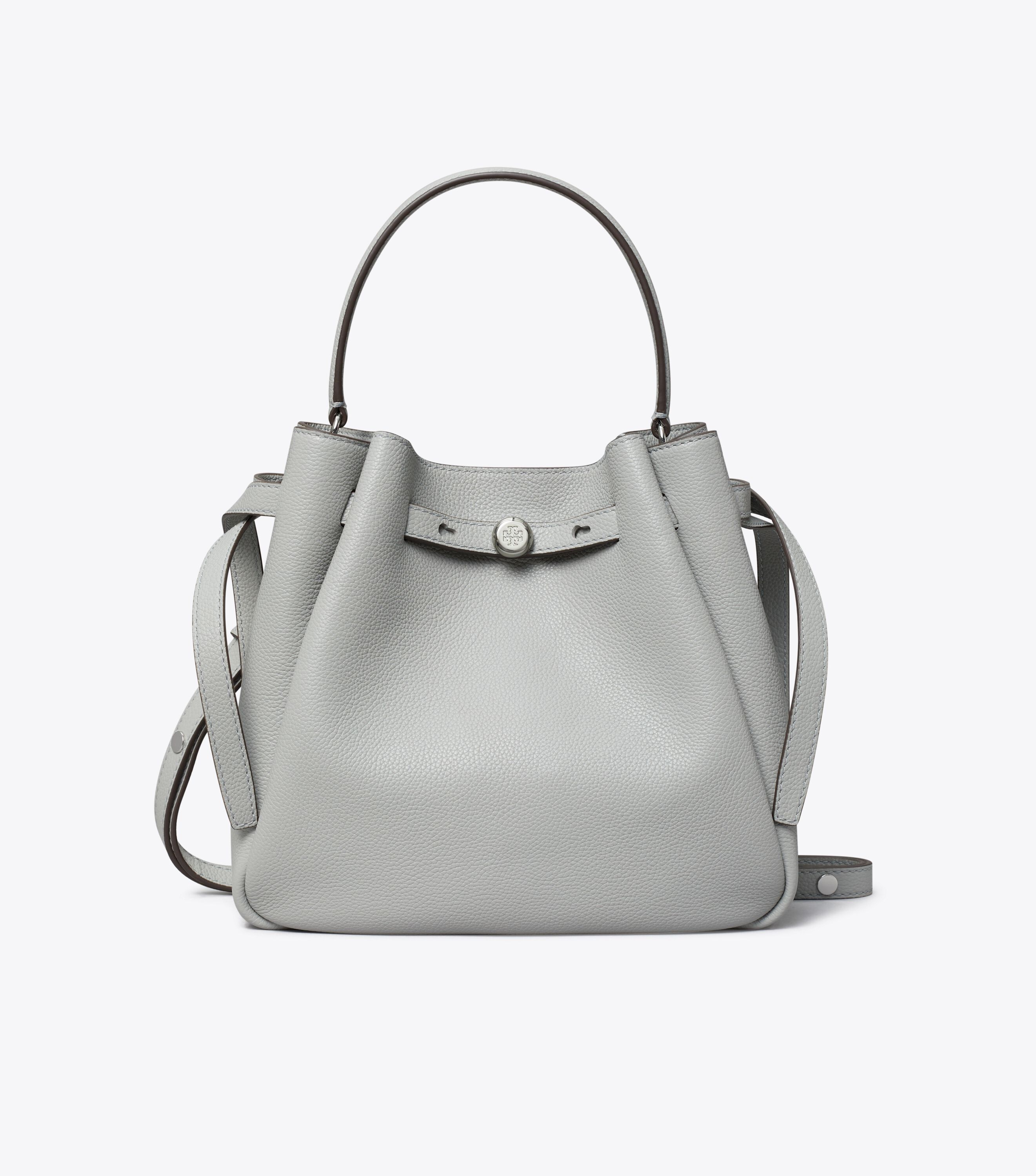 Romy Bucket Bag, Light Granite | Tory Burch UAE