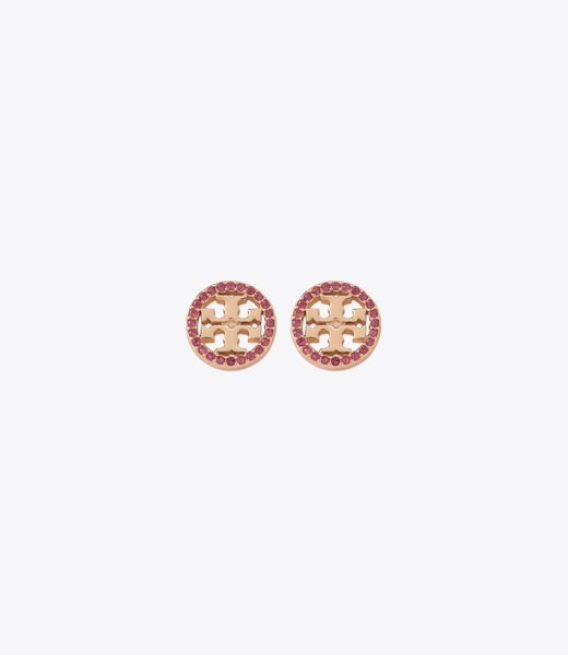 tory burch miller pave stud earring