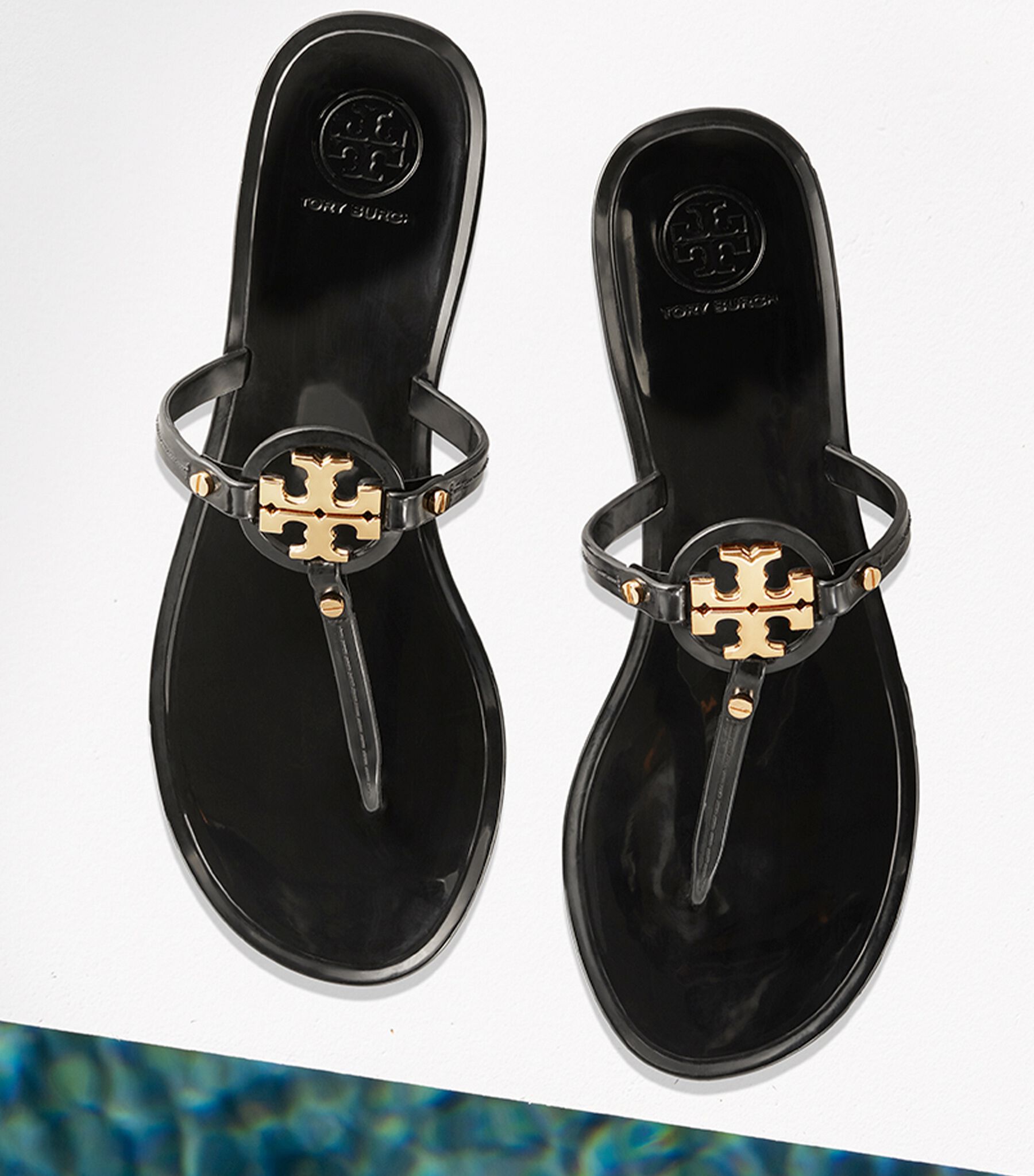 Mini Miller Jelly Thong Sandal, Perfect Black Tory Burch UAE