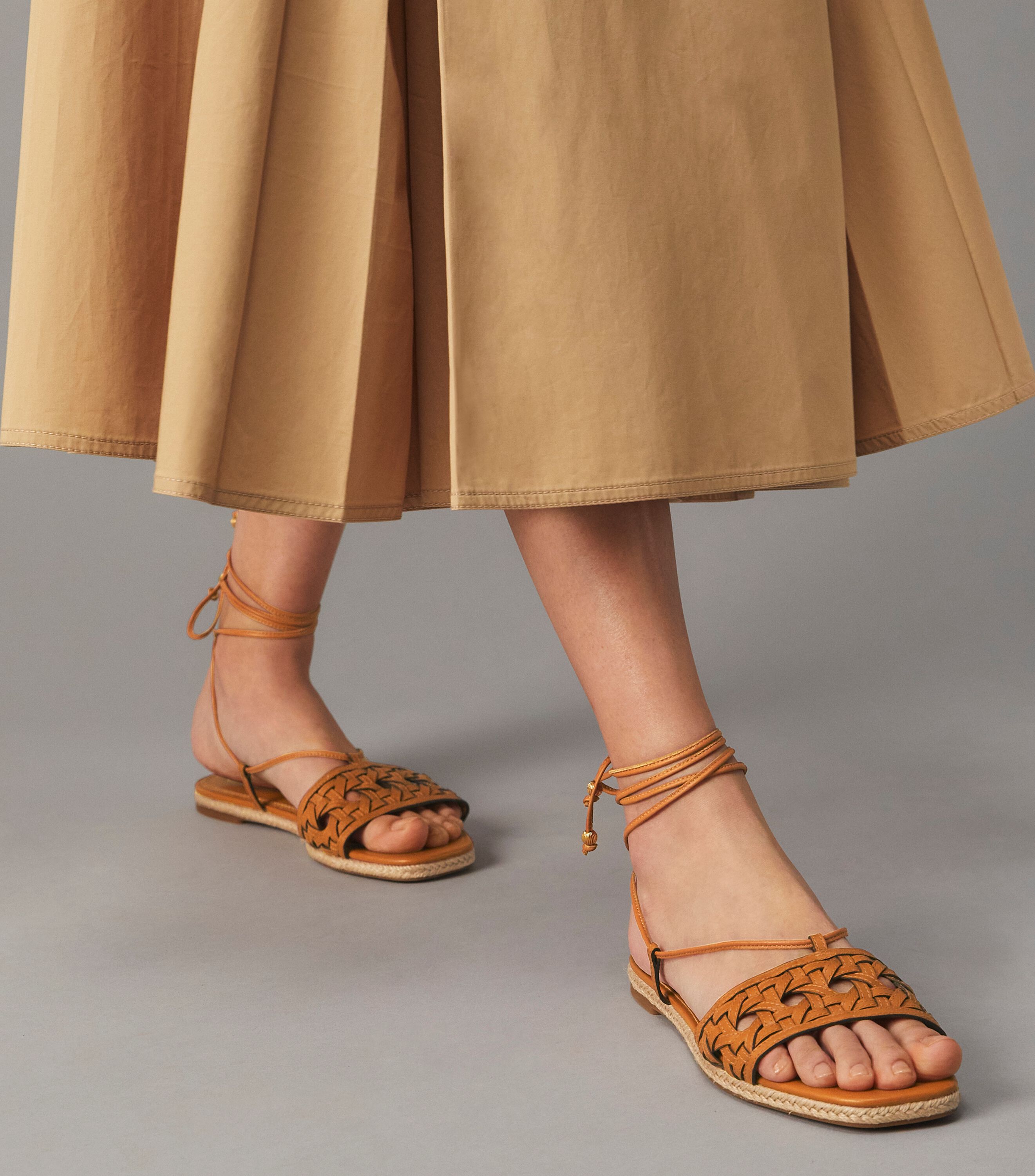 Basket Weave Espadrille Shoes Tory Burch