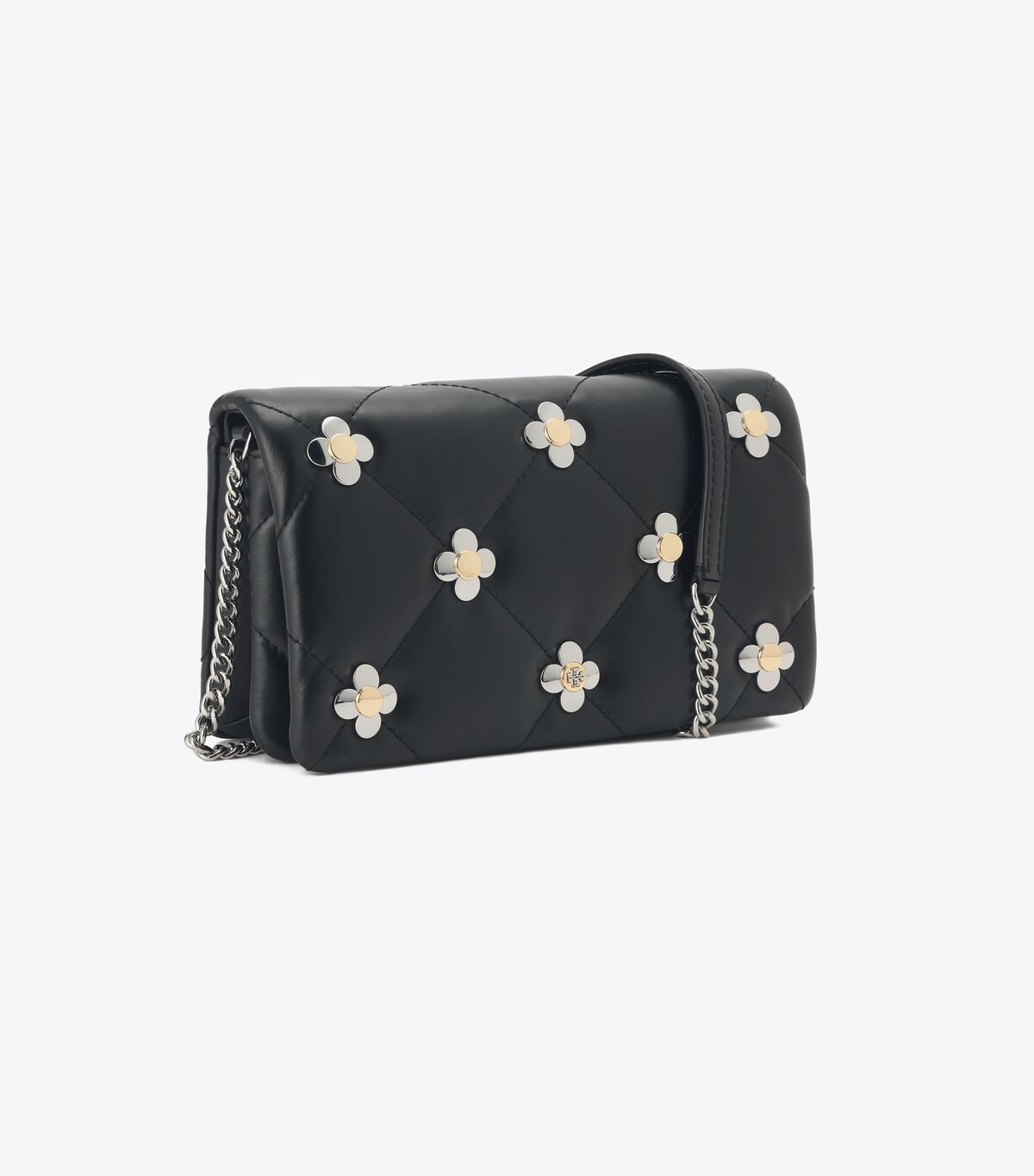 Kira Diamond Quilt Multi-Clover Chain Wallet tory burch kira diamond quilt multi clover chain wallet