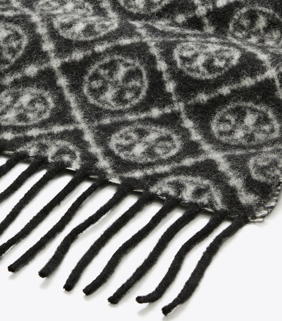 tory burch t monogram oblong scarf