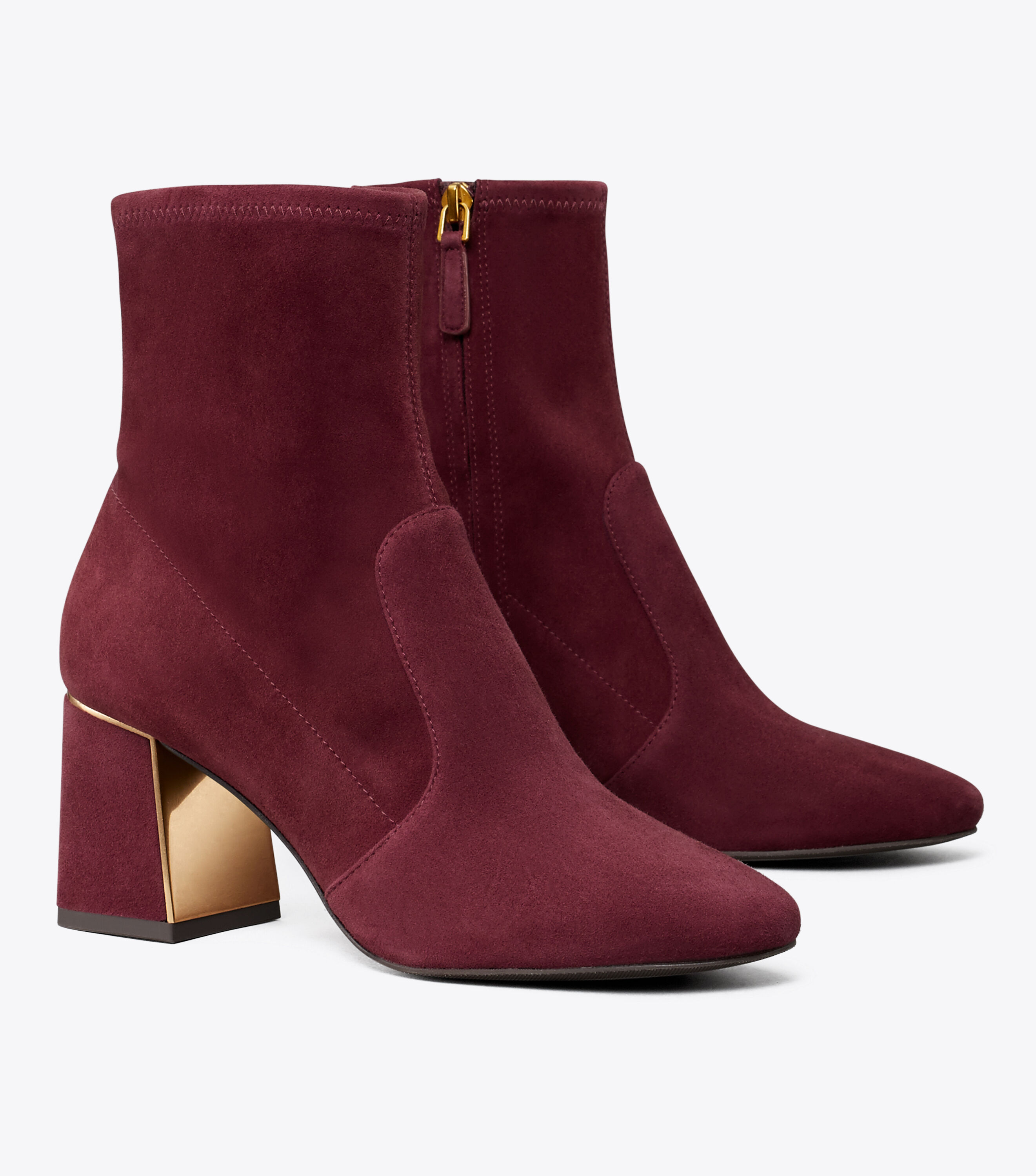 Tory burch suede boots online