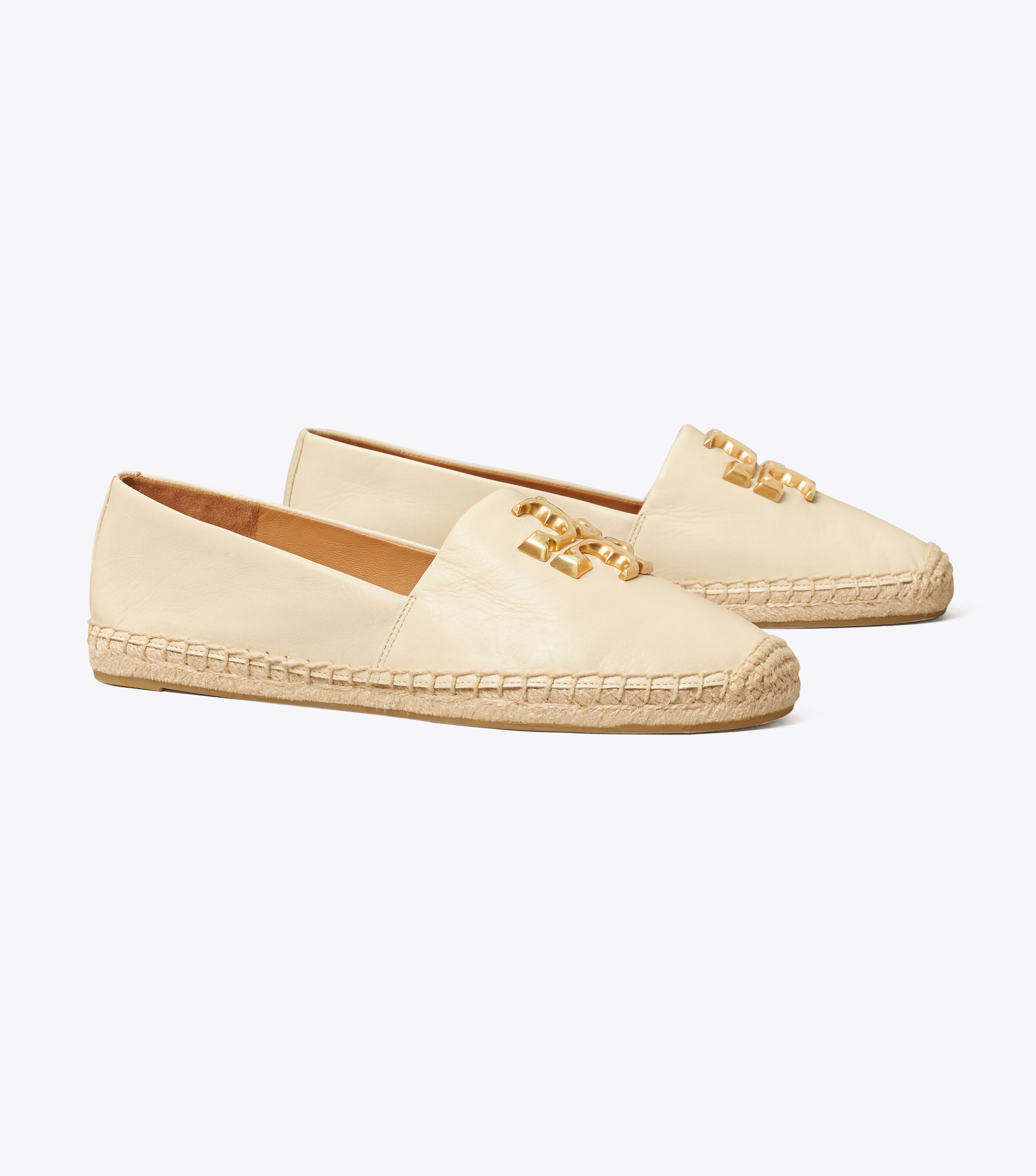 Tory burch elisa logo flat espadrilles top