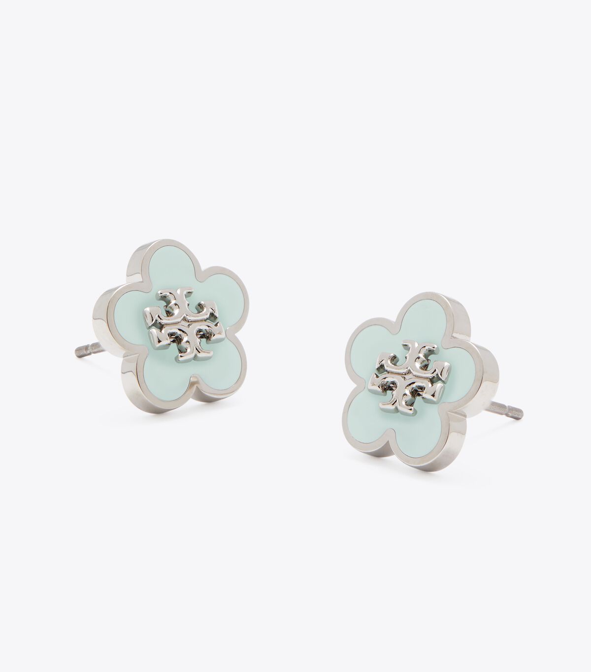 tory burch forget me not enamel stud earrings