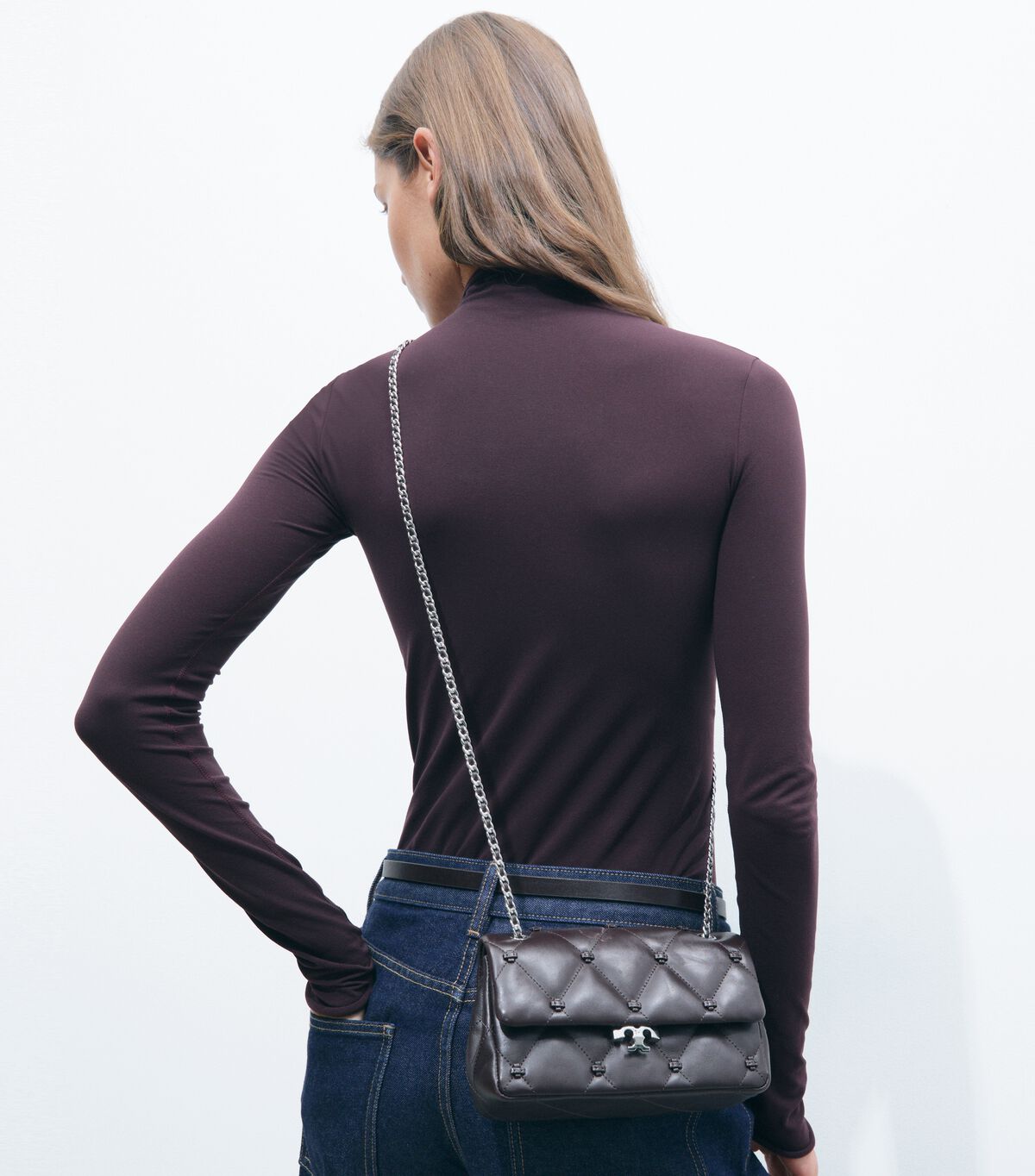 tory burch small bunny knot shoulder bag