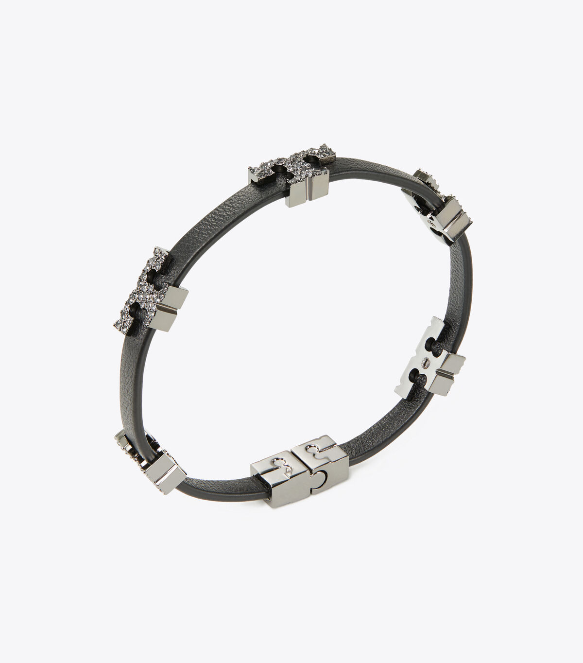 tory burch serif t single wrap pav bracelet