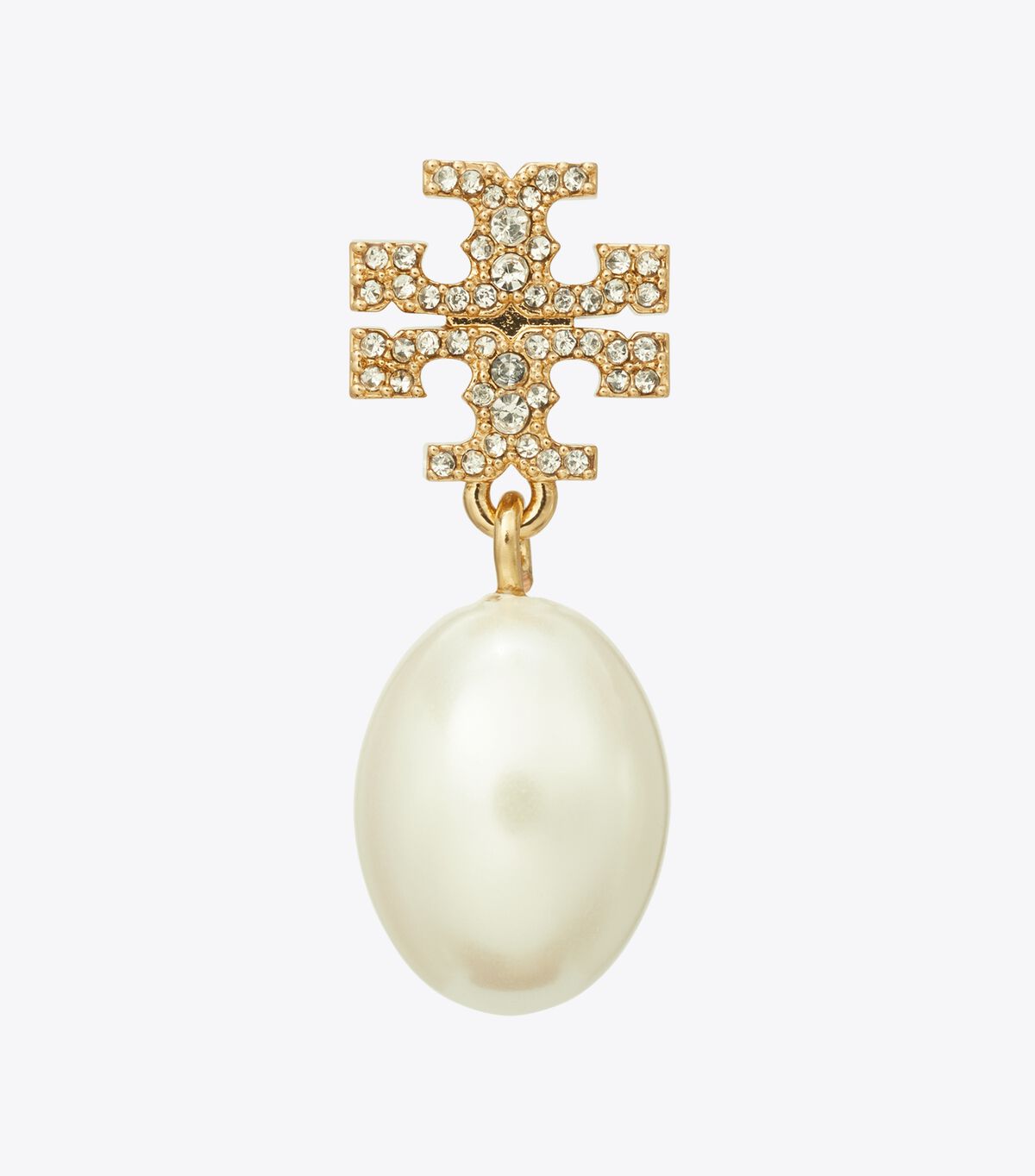 tory burch moondance pearl and pave drop earring