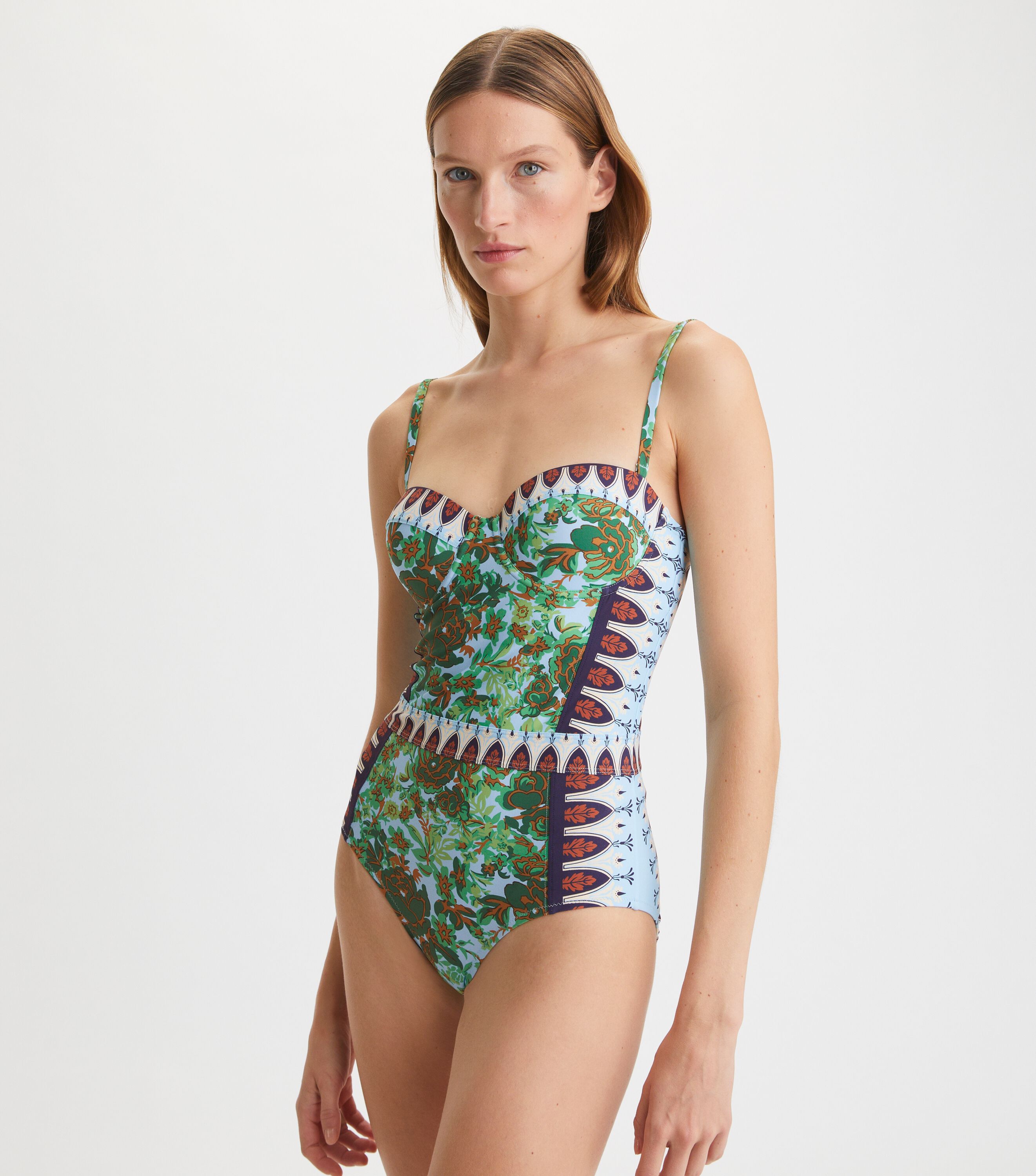Tory Burch Lipsi Printed One Piece Swimsuit Tory Burch UAE