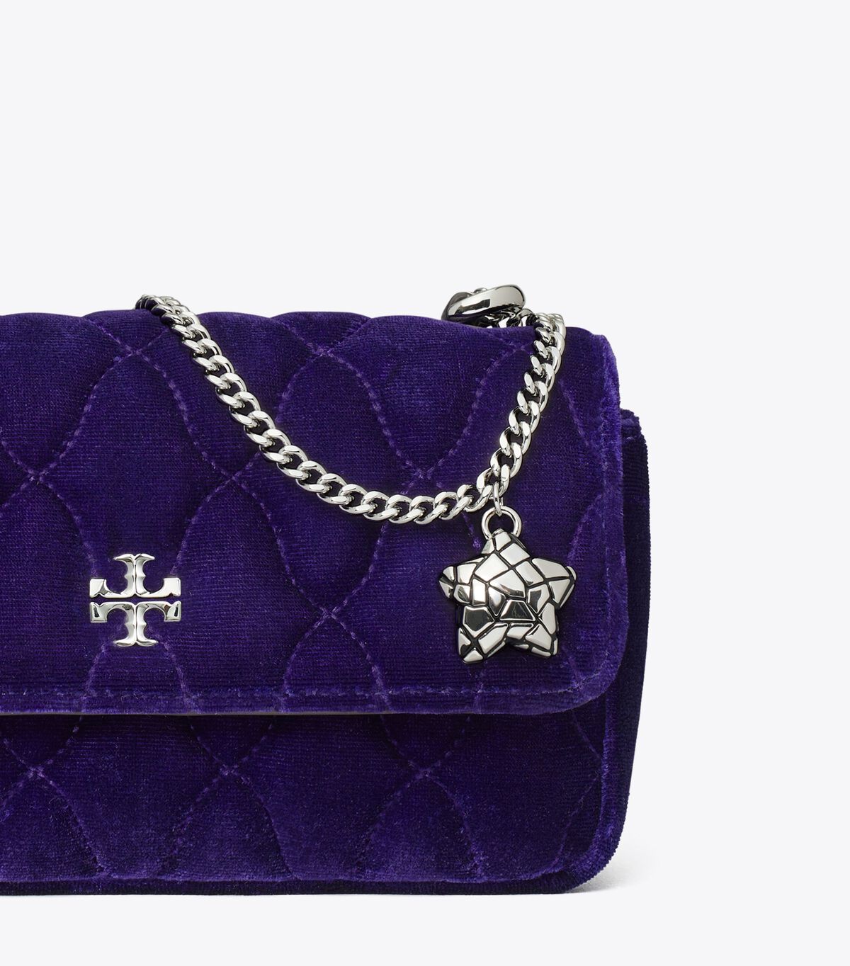 tory burch kira velvet mini flap bag