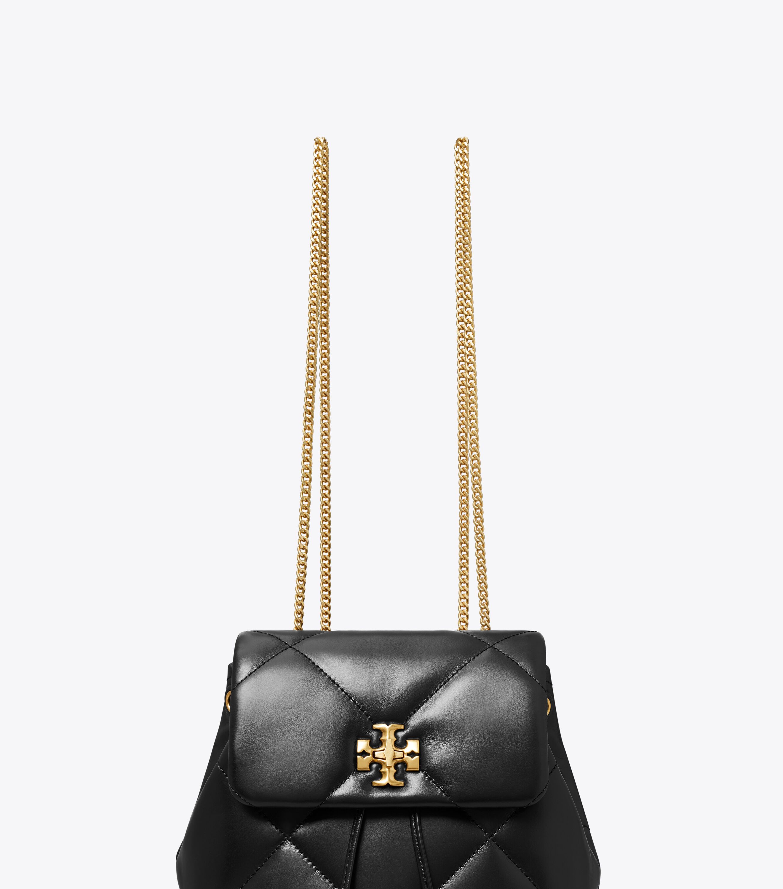 Mini Kira Diamond Quilt Backpack, Black | Tory Burch UAE