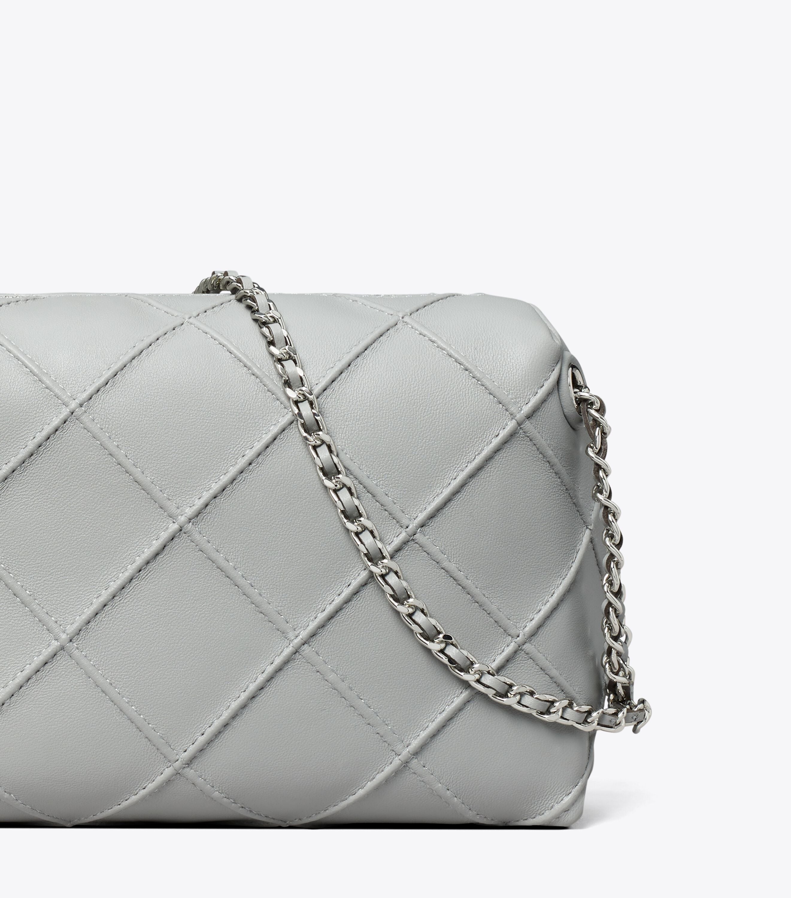 Fleming Soft Crossbody Bag, Gray | Tory Burch UAE