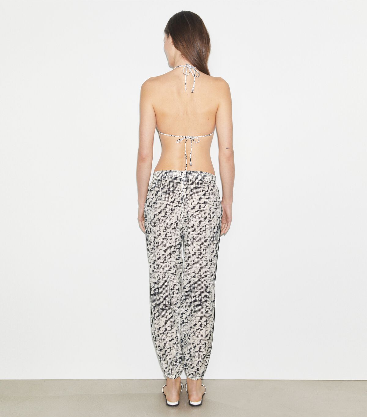 tory burch silk beach pant