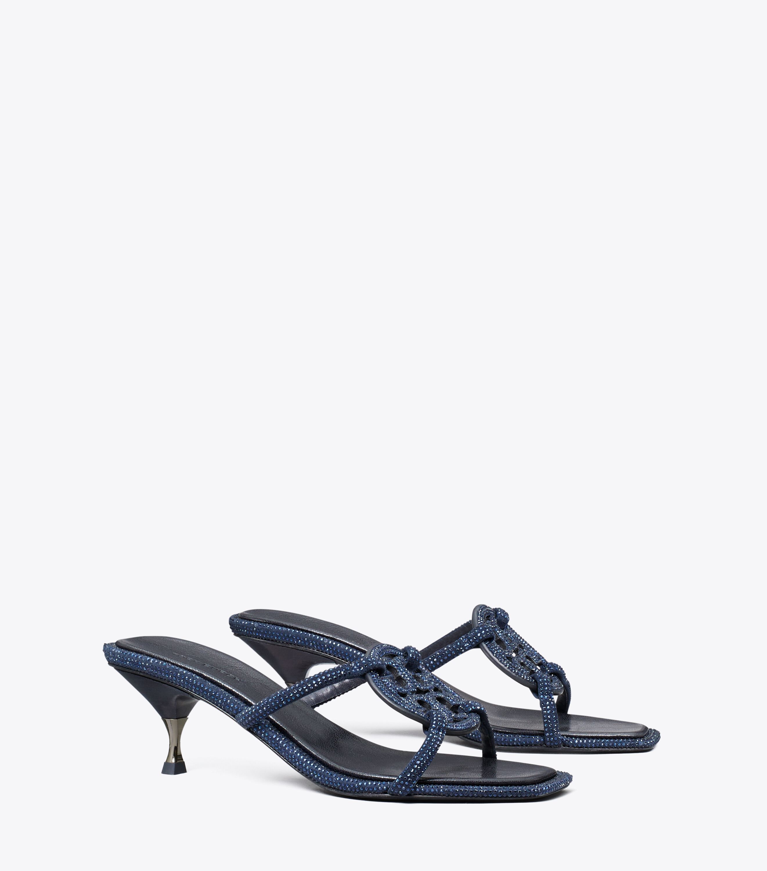Tory burch miller block heel sandal store