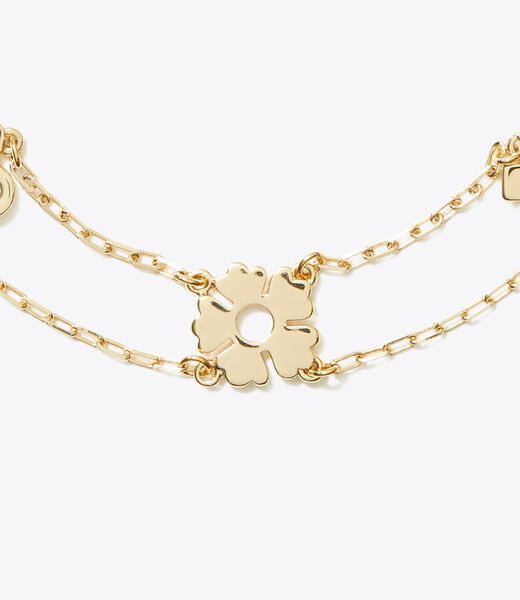 tory burch double strand bracelet