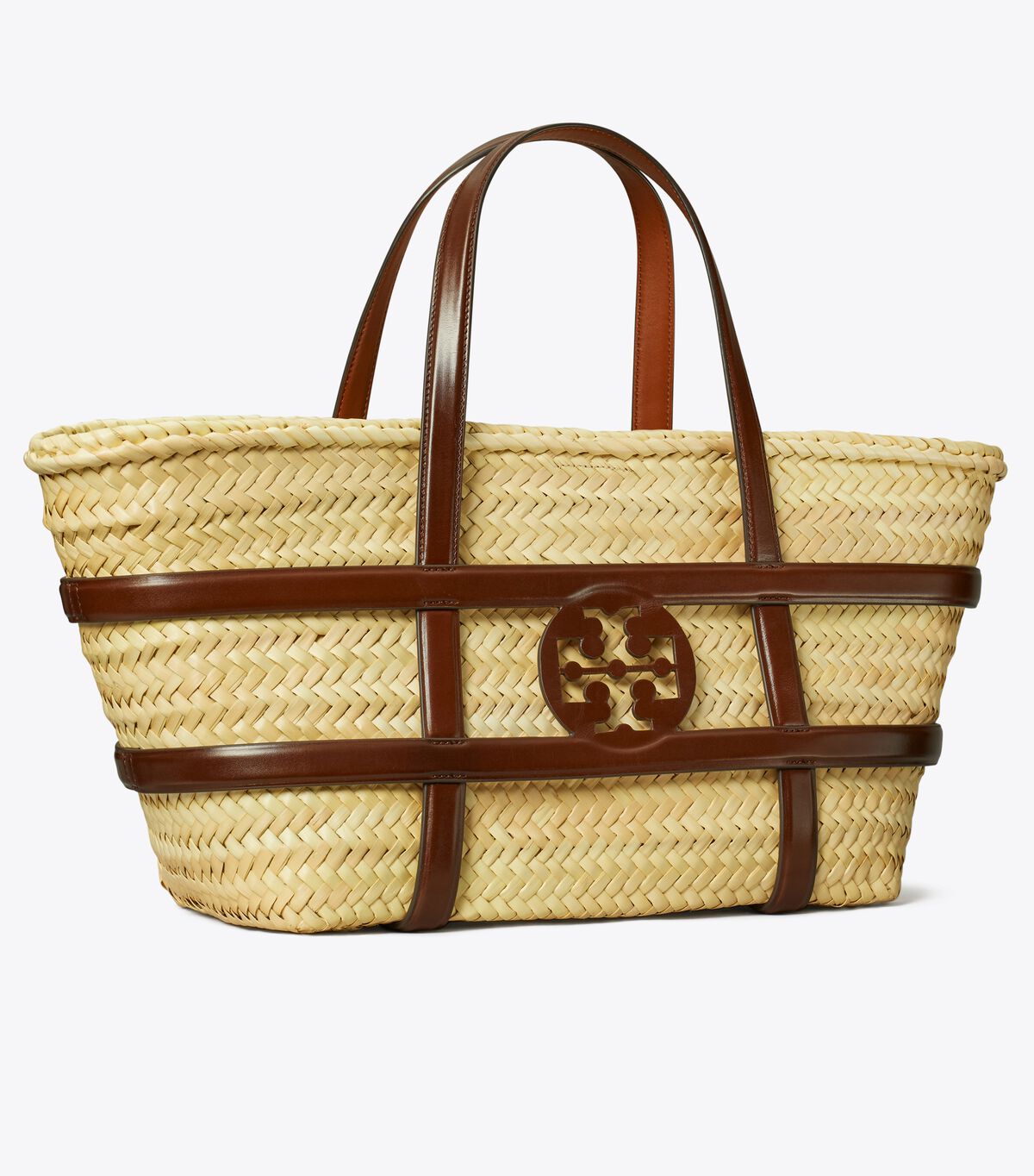 tory burch ella straw basket