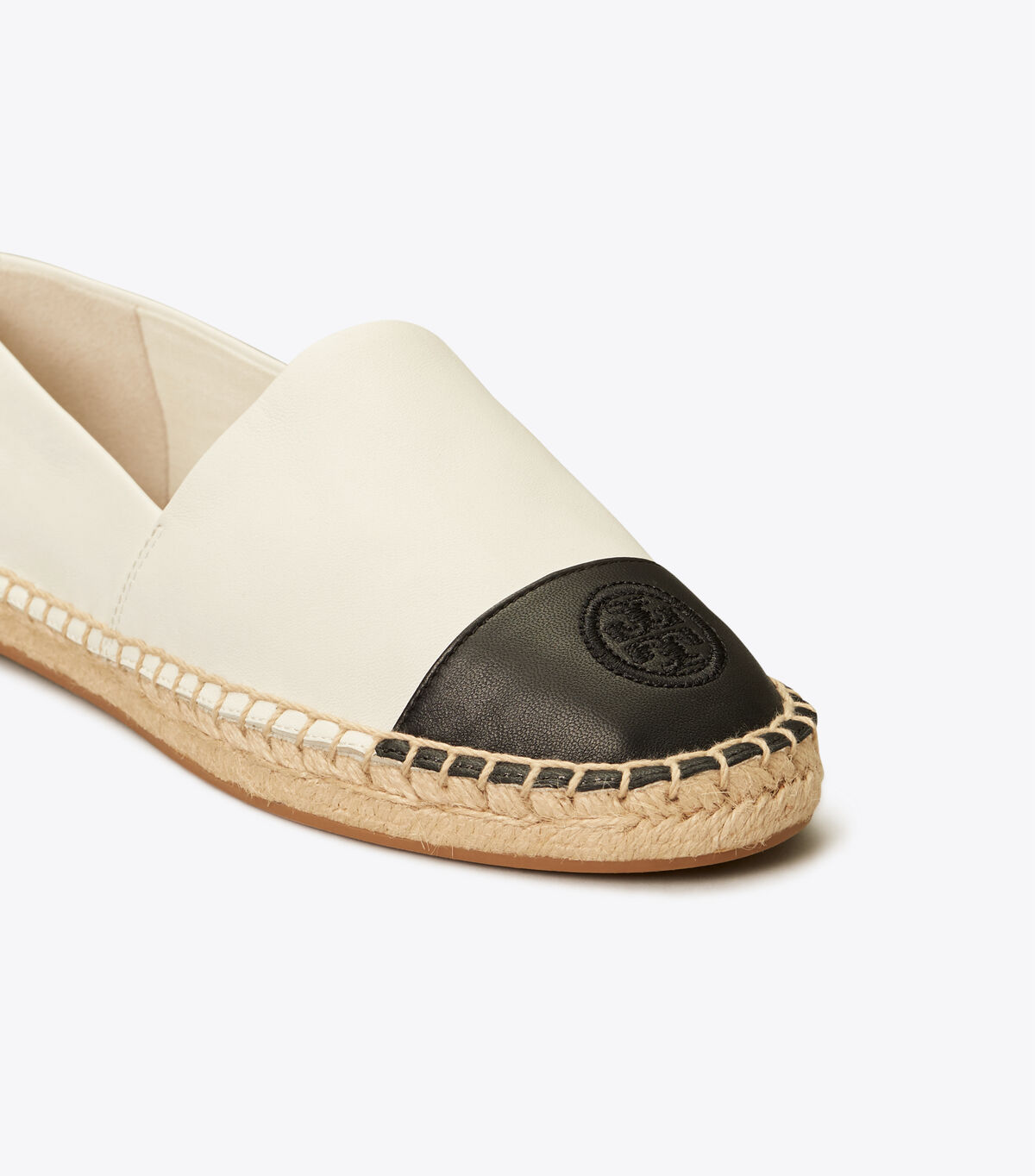 tory burch color block leather espadrille