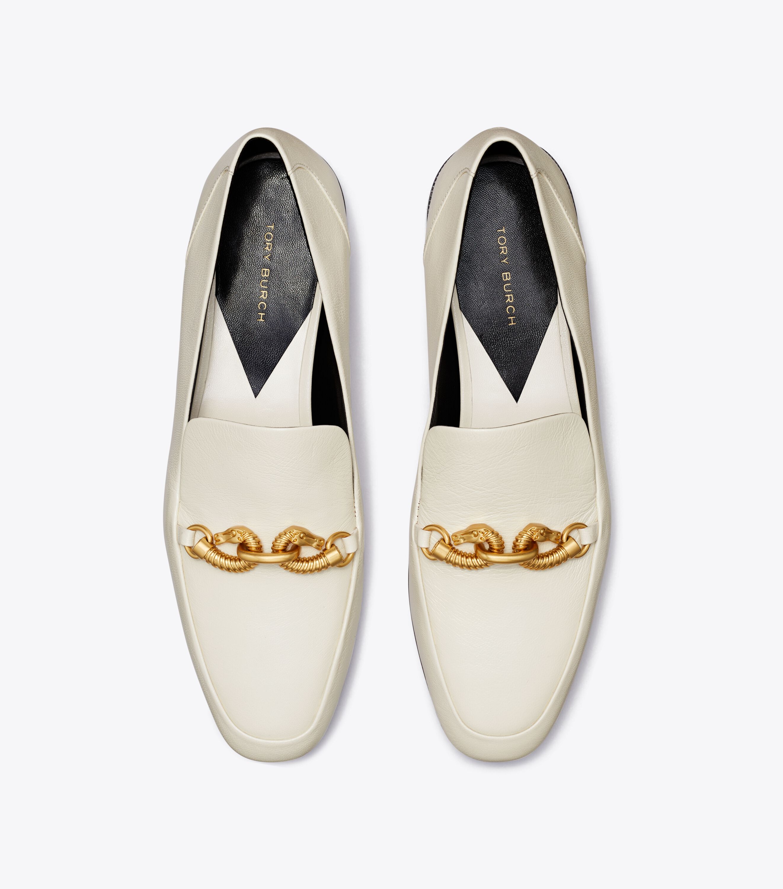 Tory burch white loafers deals