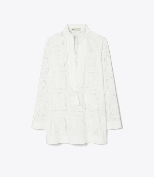 tory burch eyelet tory tunic