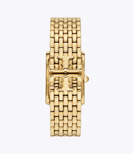 tory burch eleanor watch gold tone stainless steel