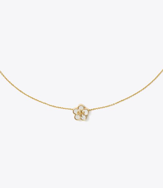 tory burch forget me not pendant necklace