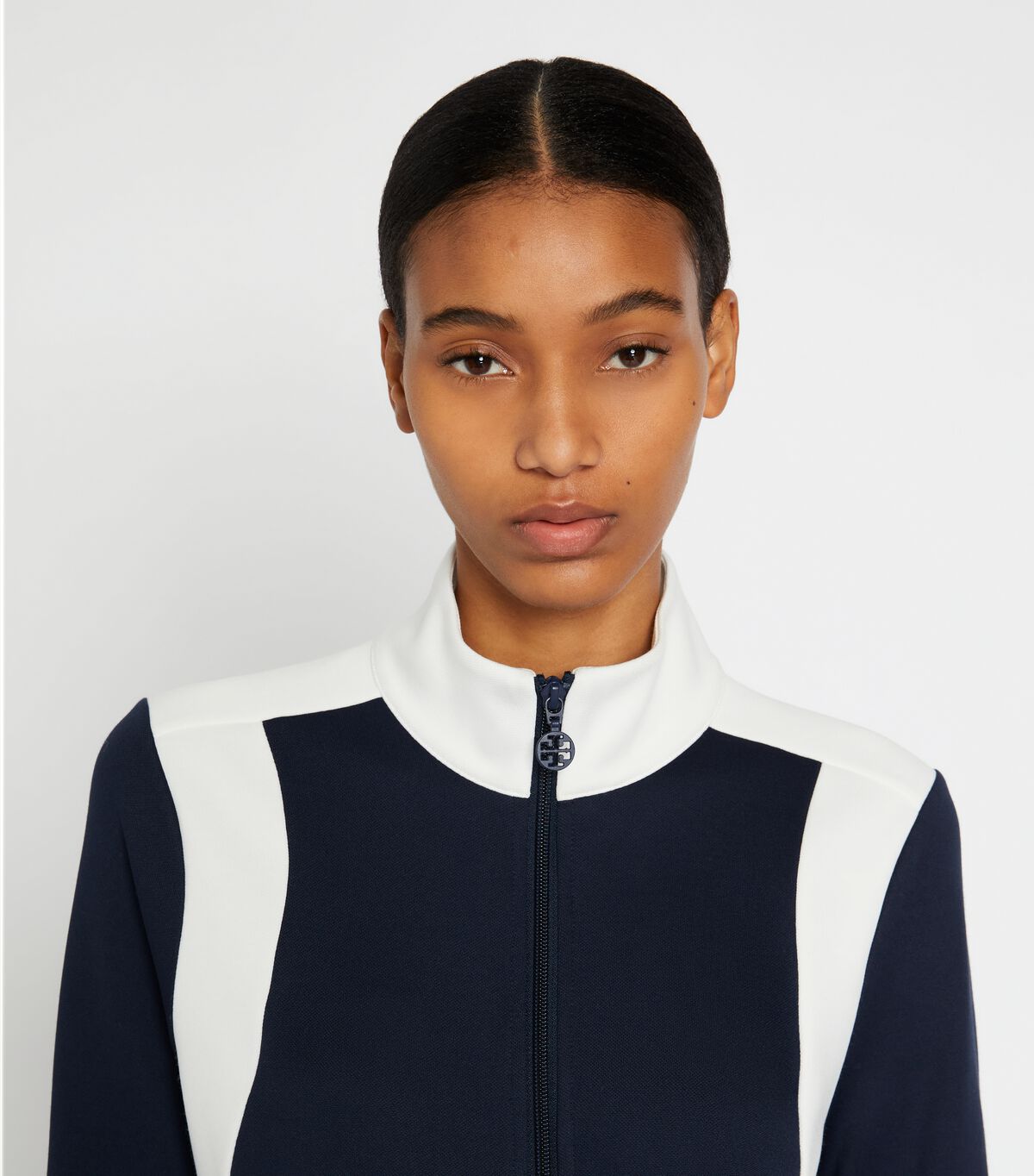 tory burch colorblock track jacket