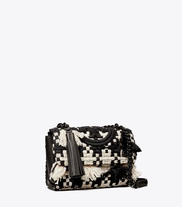 Small Fleming Tweed Convertible Shoulder Bag
