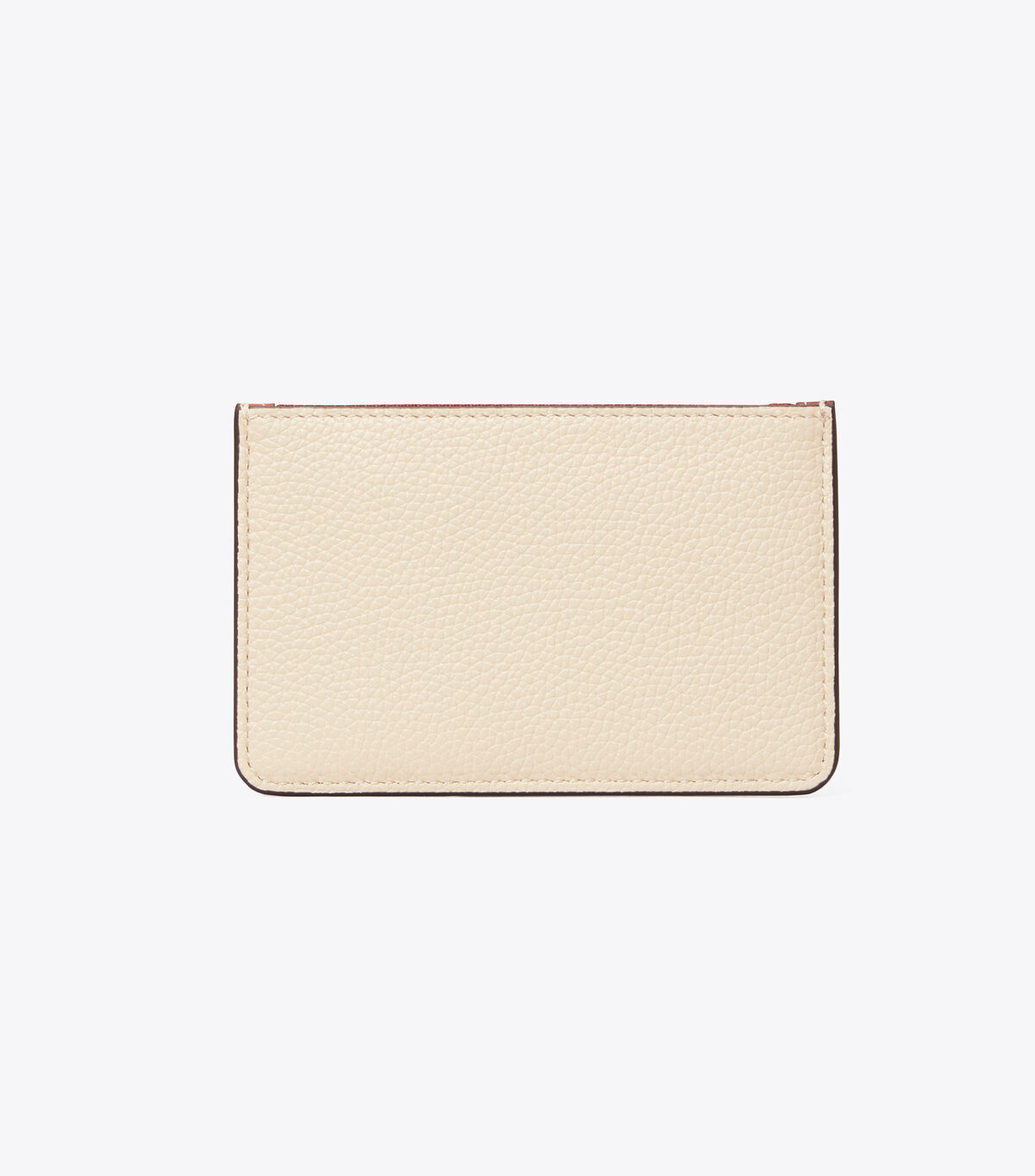 tory burch perry color block top zip card case