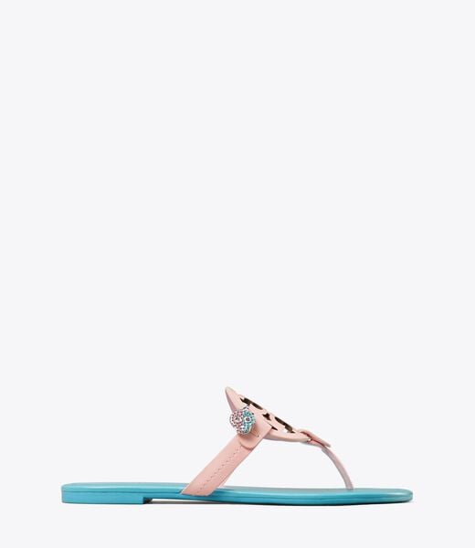 tory burch tb x bonbon miller patent charm sandal