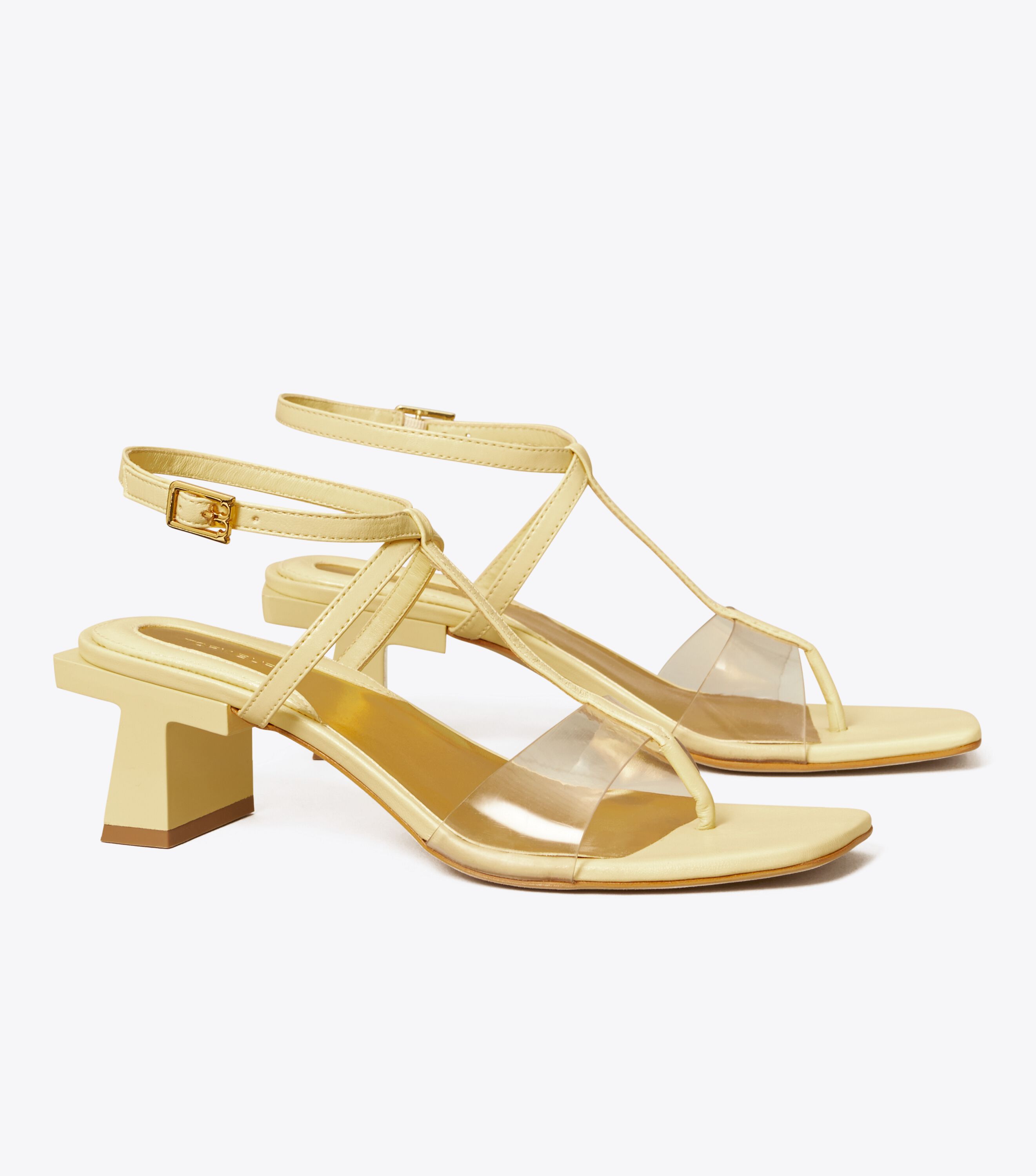 Tory burch block new arrivals heel sandal