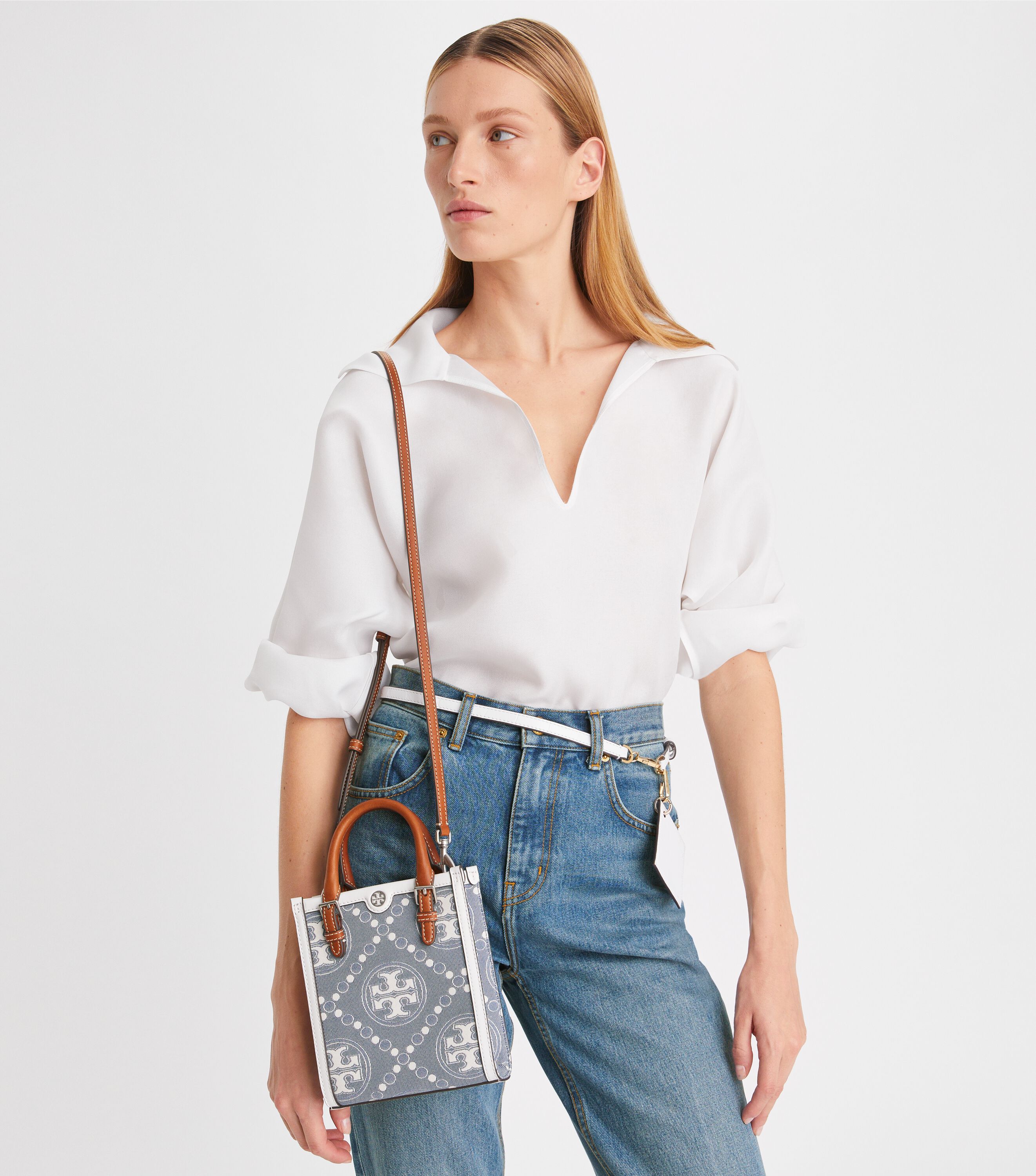 Tory burch denim cheap bag