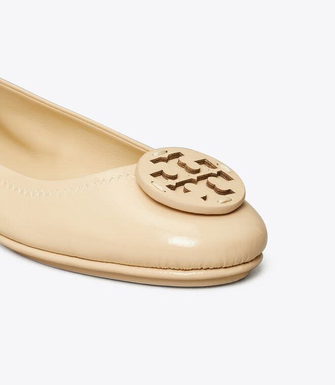 minnie travel leather ballet flats