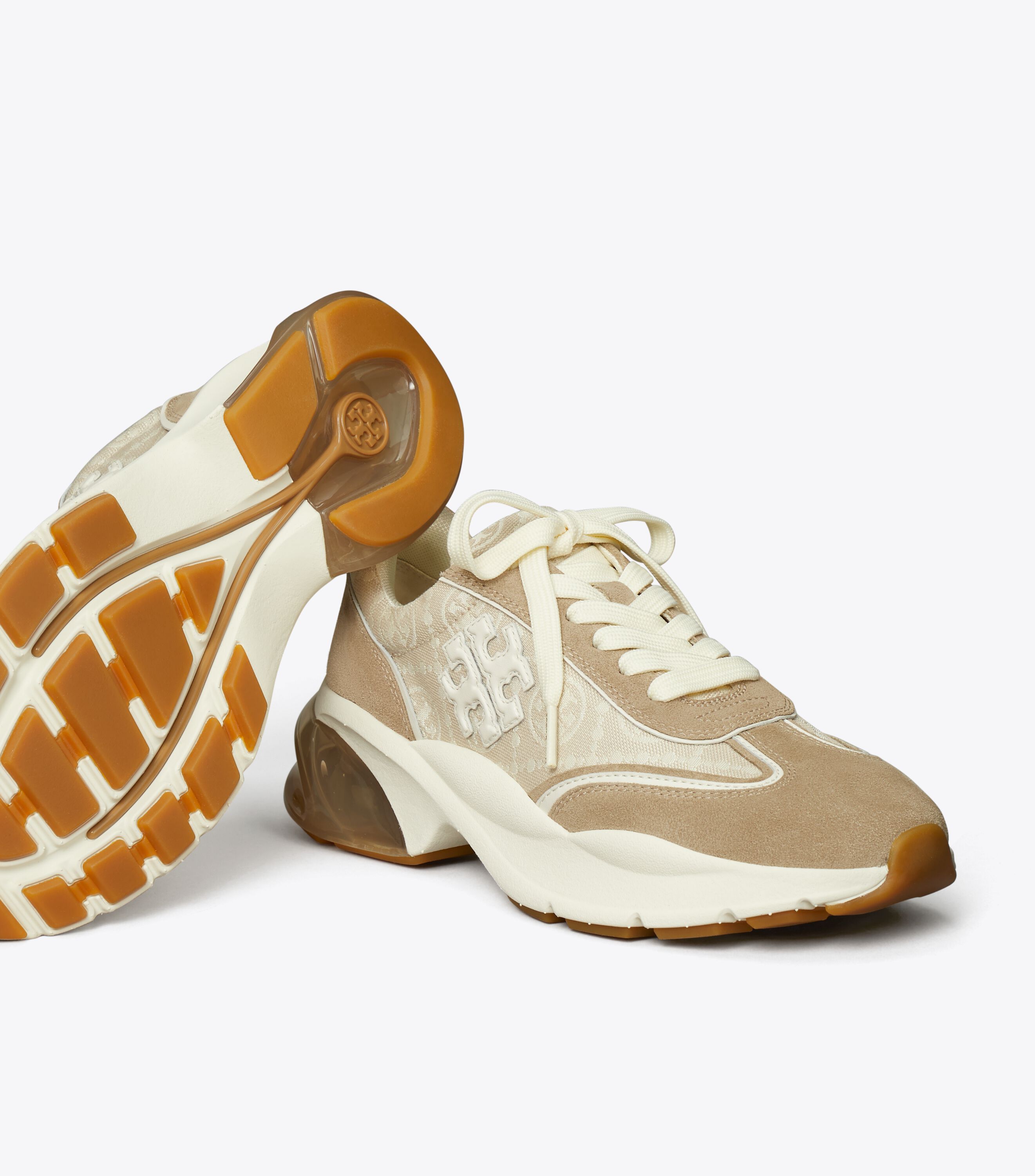 T Monogram Good Luck Trainer, Birch / Avola | Tory Burch UAE