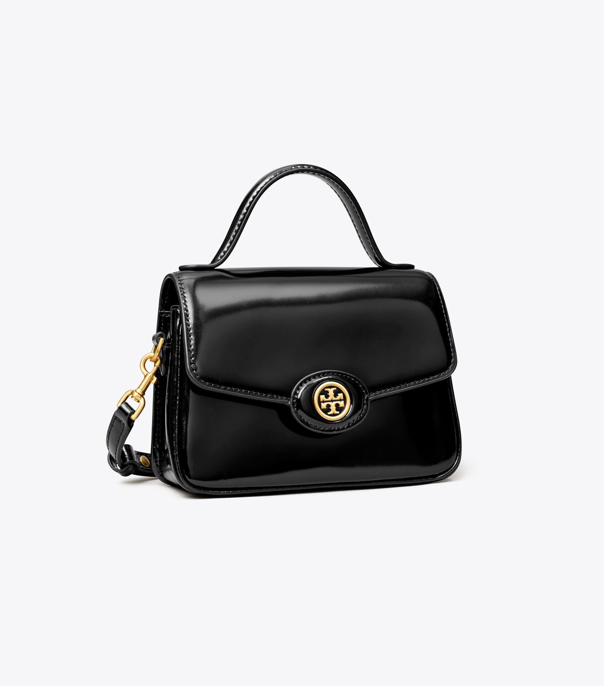 Small Robinson Spazzolato Top-Handle Bag | Handbags | Tory Burch