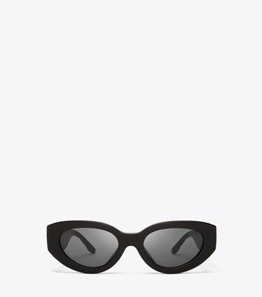 Kira Chevron Cat-Eye Sunglasses