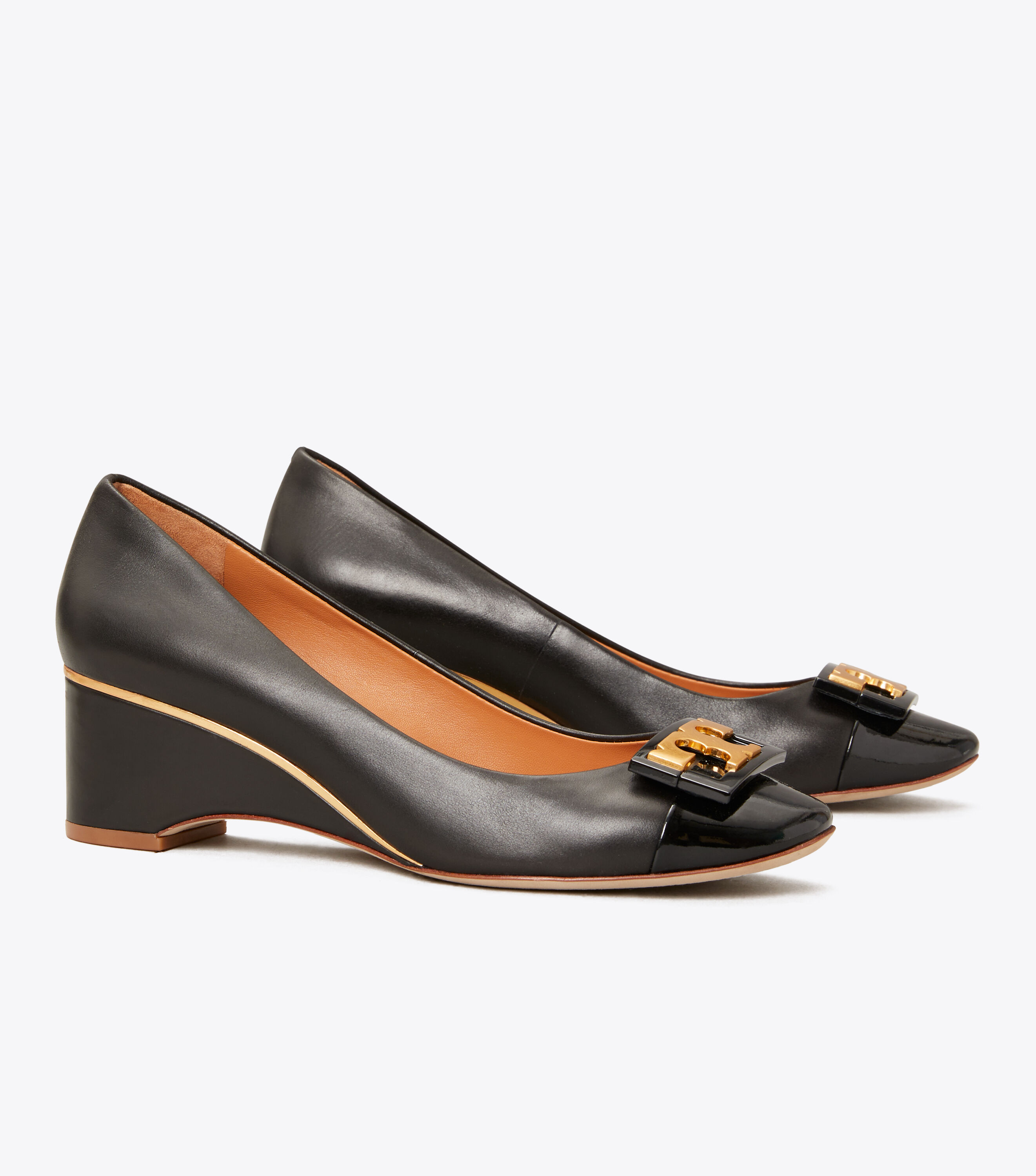 Gigi Round Toe Wedge Shoes Tory Burch