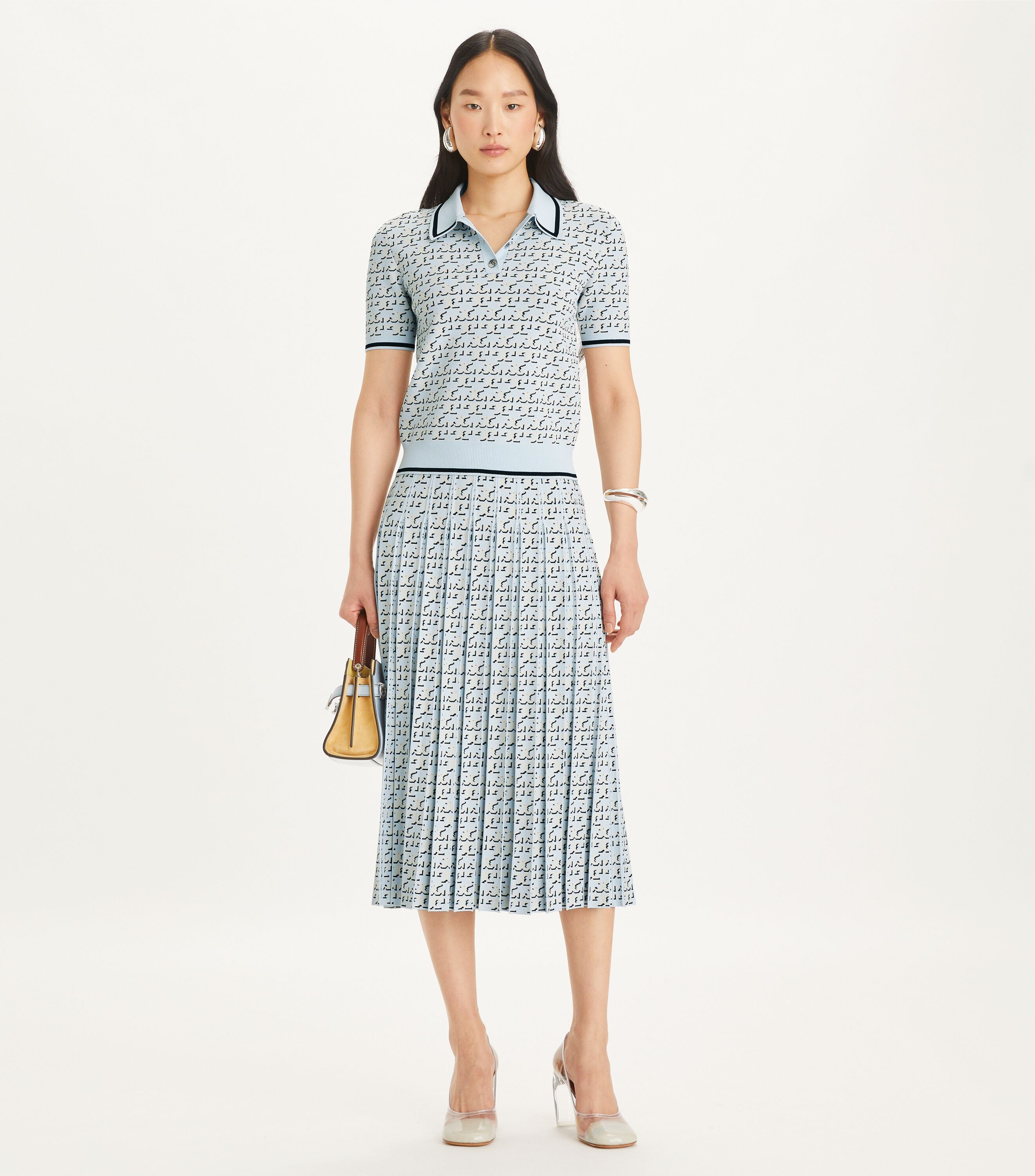 Tory burch striped polo dress 2025