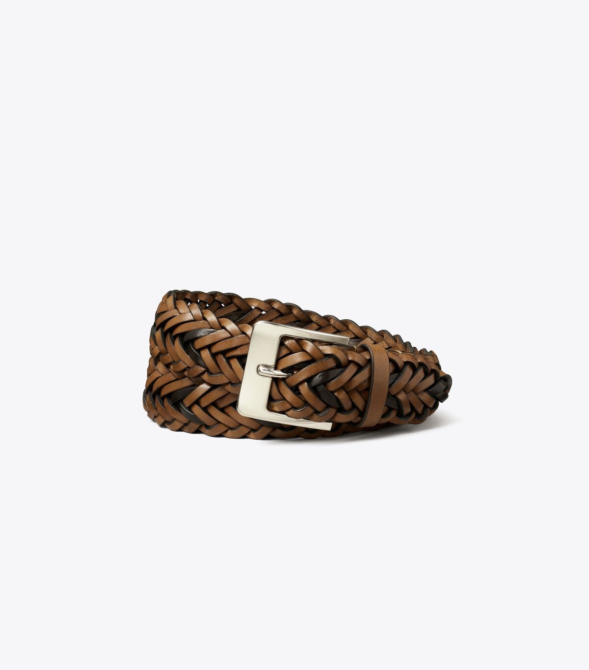 tory burch woven leather belt