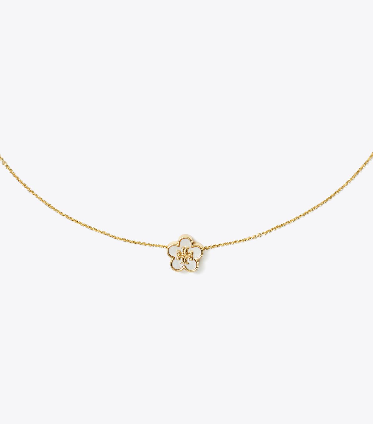 tory burch kira flower pendant
