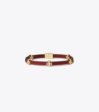 Eleanor Leather Bracelet | Jewelry & Watches | Tory Burch