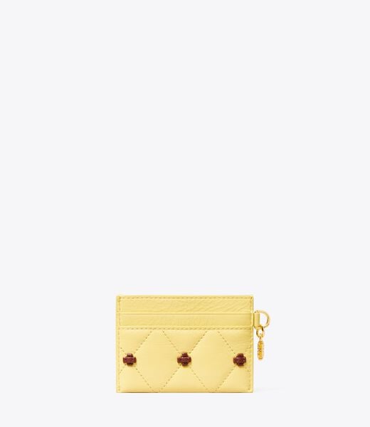 tory burch bunny knot patent card case