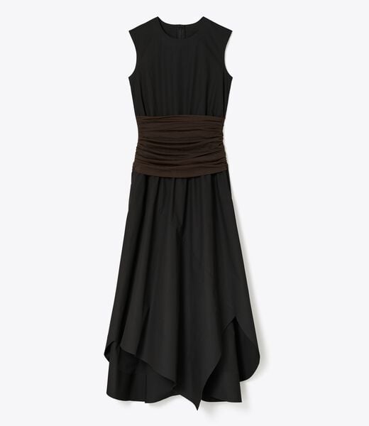 tory burch asymmetric cotton dress
