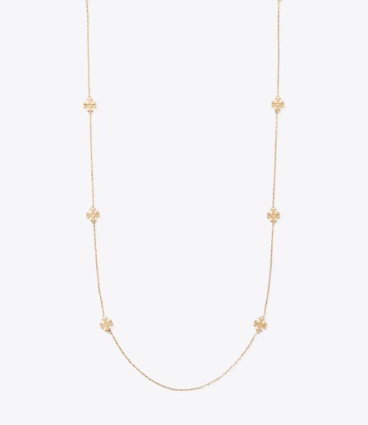 tory burch icon long necklace