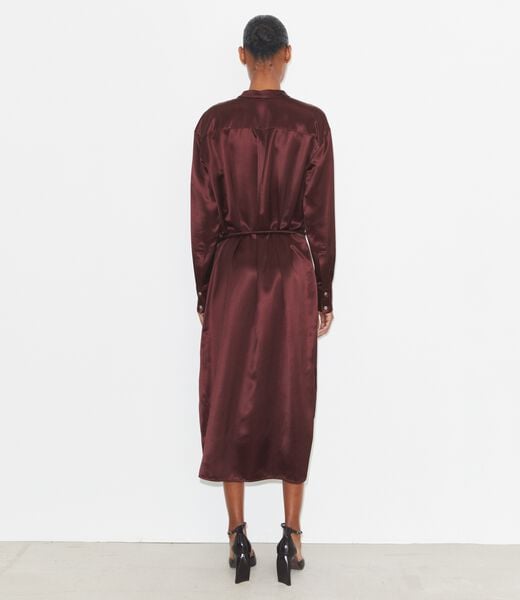 tory burch فستان قميص من الفيسكوز