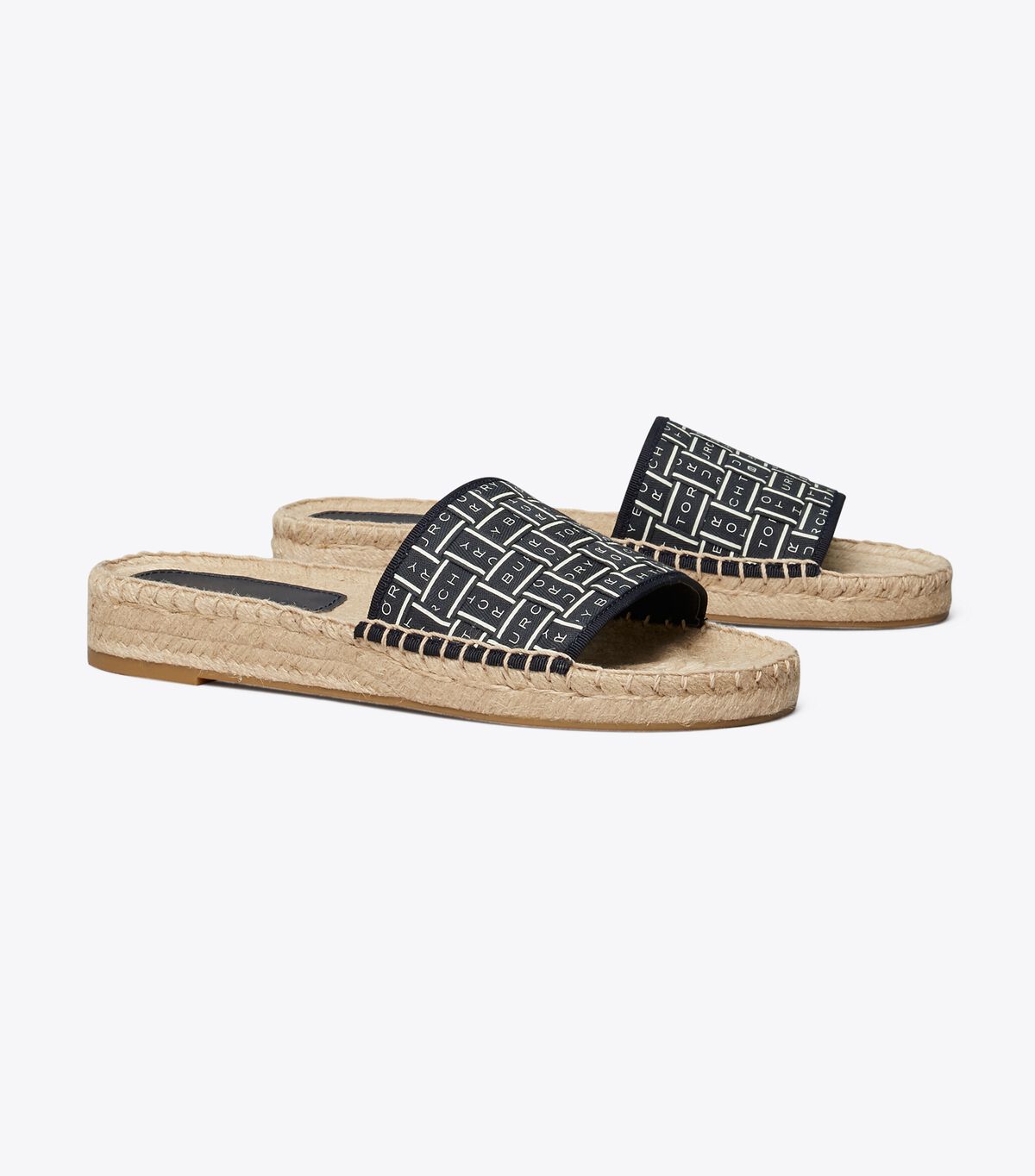 tory burch tory ribbon espadrille slide